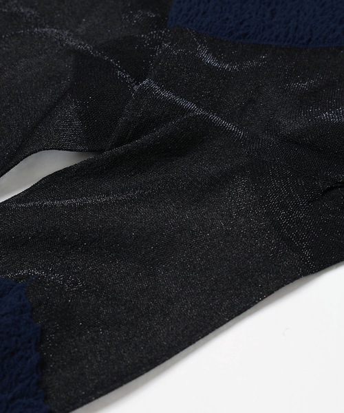 mintdesigns（ミントデザインズ）の「POODLE SOCKS（ソックス/靴下・レディース・ブルー/ネイビー/ホワイト/ピンク・M）」の12枚目の写真