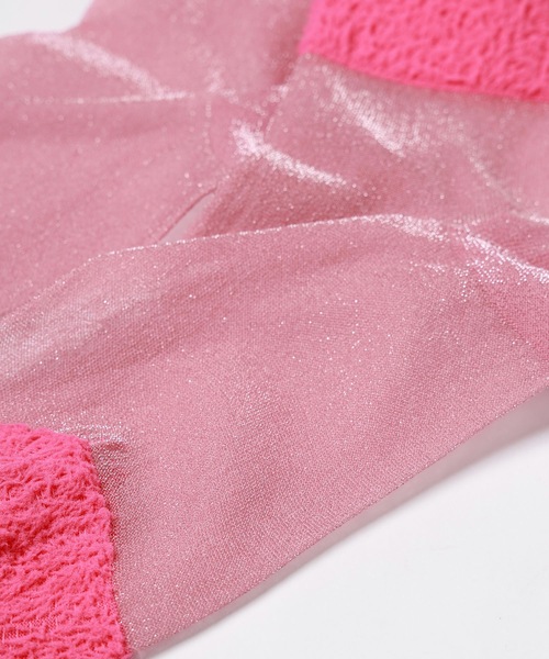 mintdesigns（ミントデザインズ）の「POODLE SOCKS（ソックス/靴下・レディース・ブルー/ネイビー/ホワイト/ピンク・M）」の15枚目の写真