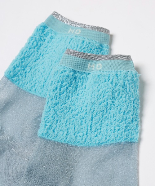 mintdesigns（ミントデザインズ）の「POODLE SOCKS（ソックス/靴下・レディース・ブルー/ネイビー/ホワイト/ピンク・M）」の17枚目の写真