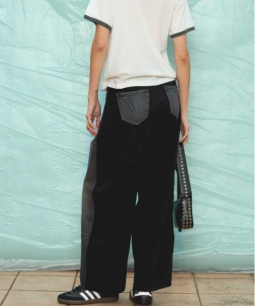 Maison Special Curve Denim Pants ブラック Curve Denim Pants/カーブデニムパンツ【MAISON SPECIAL/メゾン