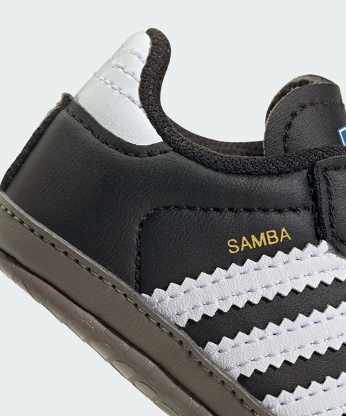 adidas（アディダス）の「サンバ キッズ / Samba Kids / アディダスオリジナルス adidas Originals（スニーカー・キッズ・ホワイト/ブラック・12cm/11cm/9cm/10cm）」の4枚目の写真