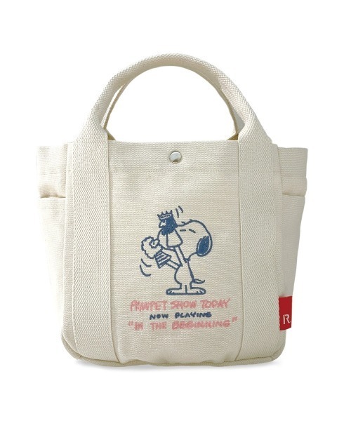 ROOTOTE（ルートート）の「IP.デリ.PEANUTS-9L（トートバッグ・レディース・ホワイト/ベージュ・FREE）」の2枚目の写真