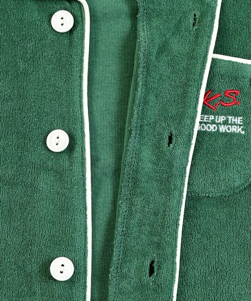 Life Support Products（ライフサポートプロダクツ）の「パイルボーリングシャツ（シャツ/ブラウス・キッズ・チャコール/ブラウン/グリーン・110/100/90/120/150/140/130）」の11枚目の写真