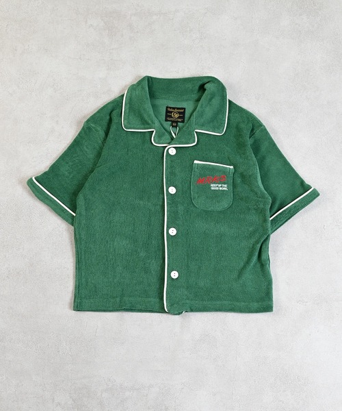 Life Support Products（ライフサポートプロダクツ）の「パイルボーリングシャツ（シャツ/ブラウス・キッズ・チャコール/ブラウン/グリーン・110/100/90/120/150/140/130）」の5枚目の写真