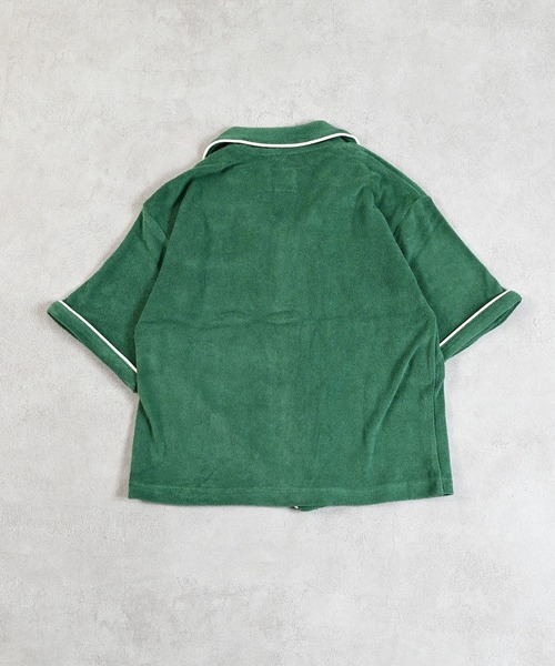 Life Support Products（ライフサポートプロダクツ）の「パイルボーリングシャツ（シャツ/ブラウス・キッズ・チャコール/ブラウン/グリーン・110/100/90/120/150/140/130）」の6枚目の写真