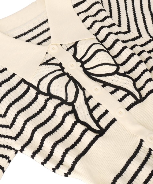 ANAP（アナップ）の「リボン ニットミニワンピース（ワンピース・レディース・アイボリー・FREE）」の7枚目の写真