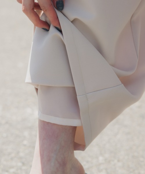 slattgir（スラットジール）の「高身長　リボン付ハイウエストタックワイドパンツ（トールサイズ）Essenave（その他パンツ・レディース・モカ/アイボリー・T3L/TLL/TM/TL）」の18枚目の写真