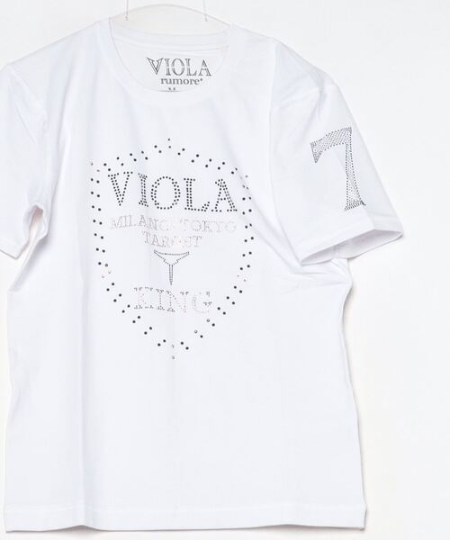 VIOLA（ヴィオラ）の「『VIOLA rumore/ヴィオラ ルモーレ』裏使いクルー半袖Tシャツ（Tシャツ/カットソー・メンズ・ブラック/オレンジ/ホワイト・XL/L/M）」の19枚目の写真