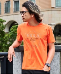 VIOLA（ヴィオラ）の「『VIOLA rumore/ヴィオラ ルモーレ』裏使いクルー半袖Tシャツ（Tシャツ/カットソー）」