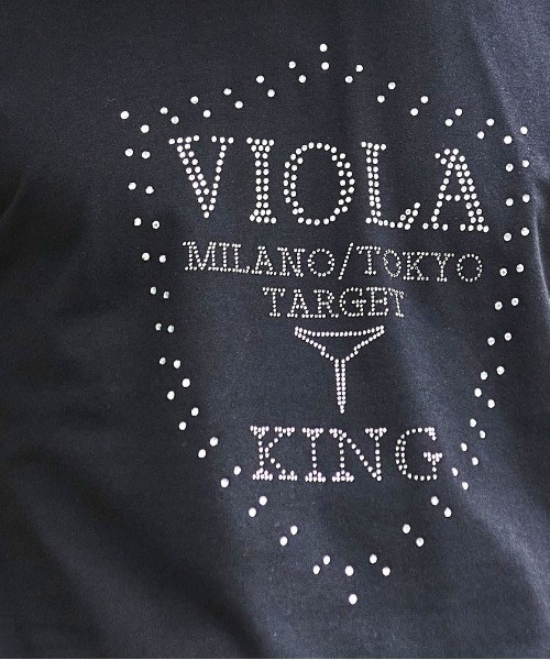 VIOLA（ヴィオラ）の「『VIOLA rumore/ヴィオラ ルモーレ』裏使いクルー半袖Tシャツ（Tシャツ/カットソー・メンズ・ブラック/オレンジ/ホワイト・XL/L/M）」の13枚目の写真