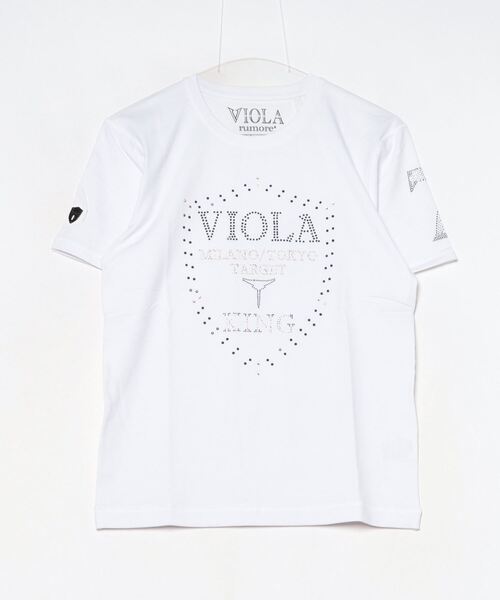 VIOLA（ヴィオラ）の「『VIOLA rumore/ヴィオラ ルモーレ』裏使いクルー半袖Tシャツ（Tシャツ/カットソー・メンズ・ブラック/オレンジ/ホワイト・XL/L/M）」の17枚目の写真