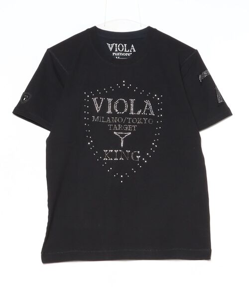 VIOLA（ヴィオラ）の「『VIOLA rumore/ヴィオラ ルモーレ』裏使いクルー半袖Tシャツ（Tシャツ/カットソー・メンズ・ブラック/オレンジ/ホワイト・XL/L/M）」の20枚目の写真