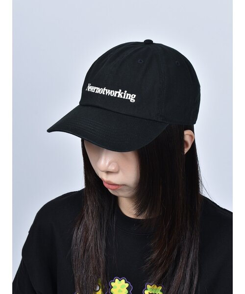 Import & Select(インポートアンドセレクト)の「【Nevernotworking】ロゴツイルキャップ(キャップ・メンズ・ブラック・フリー)」の4枚目の写真