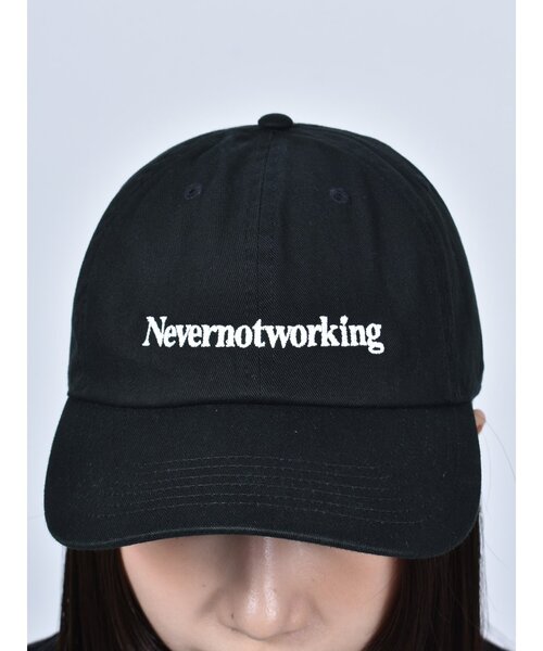Import & Select(インポートアンドセレクト)の「【Nevernotworking】ロゴツイルキャップ(キャップ・メンズ・ブラック・フリー)」の5枚目の写真