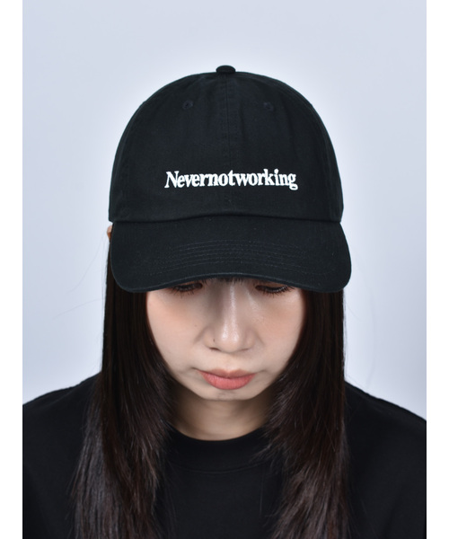Import & Select(インポートアンドセレクト)の「【Nevernotworking】ロゴツイルキャップ(キャップ・メンズ・ブラック・フリー)」の2枚目の写真