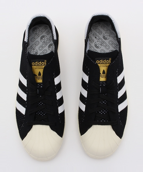 adidas（アディダス）の「adidas SUPERSTAR 80s PRIMEKNITスニーカー/205-ADI-S82780（スニーカー・レディース・ブラック・24.5）」の5枚目の写真