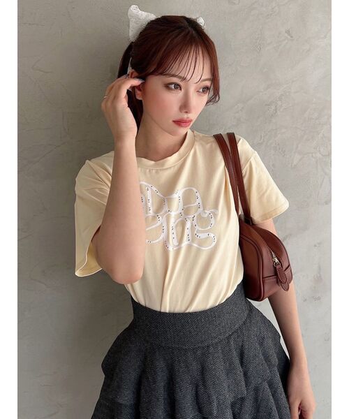 RESEXXY（リゼクシー）の「チャーム付きイーストウエストバック（ハンドバッグ・レディース・ブラウン/ブラック・FREE）」の7枚目の写真