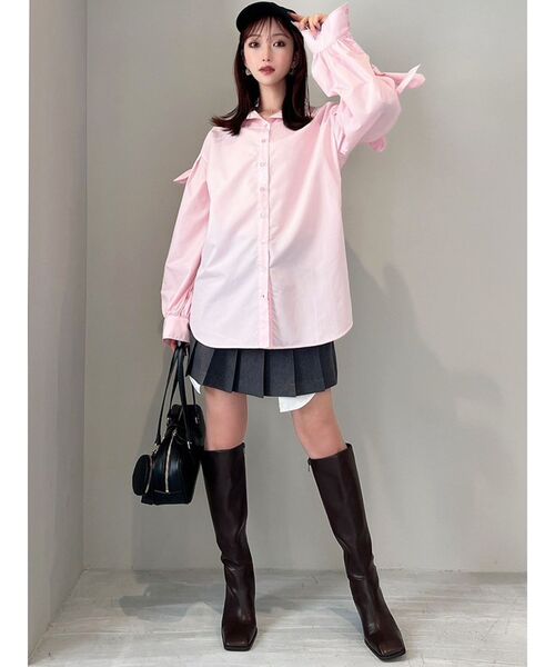 RESEXXY（リゼクシー）の「チャーム付きイーストウエストバック（ハンドバッグ・レディース・ブラウン/ブラック・FREE）」の12枚目の写真