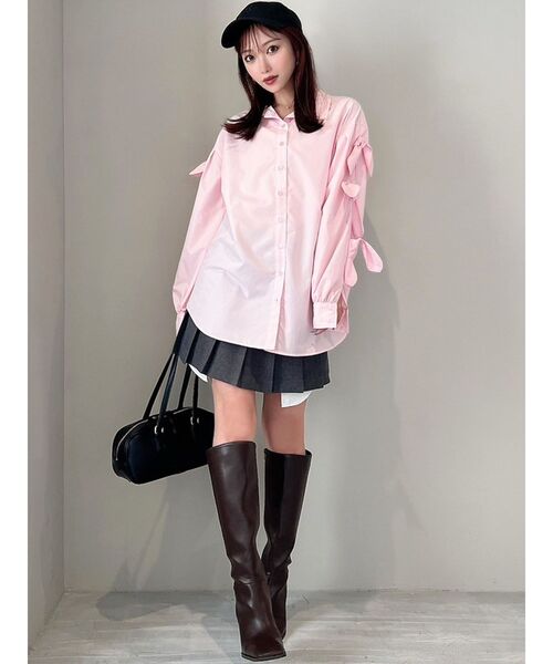 RESEXXY（リゼクシー）の「チャーム付きイーストウエストバック（ハンドバッグ・レディース・ブラウン/ブラック・FREE）」の13枚目の写真