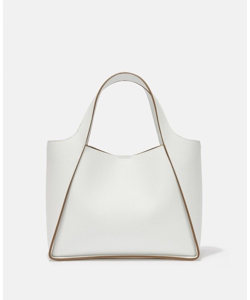 STELLA McCARTNEY（ステラマッカートニー）の「Stella Logo Grainy Alter Mat Crossbody Bag / ステラ ロゴ グレイン オルターマット クロスボディバッグ（ショルダーバッグ・レディース・ホワイト・ONE SIZE）」の3枚目の写真
