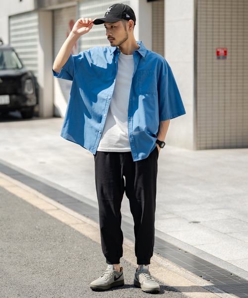 Rocky Monroe(ロッキーモンロー)の「接触冷感 多機能ストレッチクロップドイージージョガーパンツ(その他パンツ・メンズ・オフホワイト/ブラック/インディゴブルー/ベージュ/ブルーグレー/ネイビー/グレー/チャコールグレー/サックスブルー/カーキ・XXL/XL/L/M/S)」の13枚目の写真