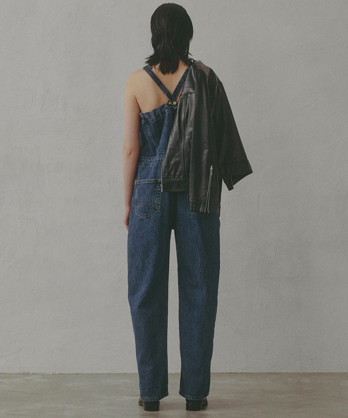 SOMETHING(サムシング)の「【GISELe 4月号掲載】atelier SOMETHING BUTTON UP SALOPETTE/アトリエサムシング3WAYデニムサロペット(サロペット/オーバーオール・レディース・ブルー/インディゴブルー・FREE)」の5枚目の写真