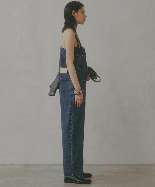 SOMETHING(サムシング)の「【GISELe 4月号掲載】atelier SOMETHING BUTTON UP SALOPETTE/アトリエサムシング3WAYデニムサロペット(サロペット/オーバーオール・レディース・ブルー/インディゴブルー・FREE)」の6枚目の写真