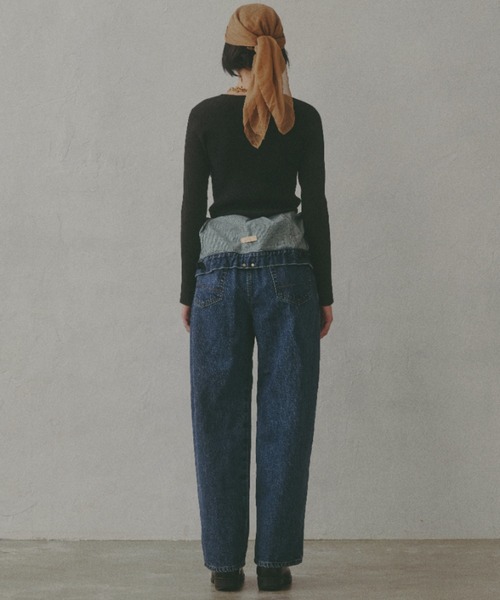 SOMETHING(サムシング)の「【GISELe 4月号掲載】atelier SOMETHING BUTTON UP SALOPETTE/アトリエサムシング3WAYデニムサロペット(サロペット/オーバーオール・レディース・ブルー/インディゴブルー・FREE)」の19枚目の写真