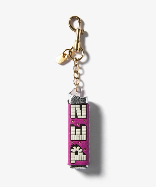 ANYA HINDMARCH(アニヤハインドマーチ)の「ANYA HINDMARCH Anya Brands Charm Raspberry Pez in Fine Capra アニヤハインドマーチ キーホルダー(キーホルダー・レディース・ブラウン系1・FREE)」の3枚目の写真