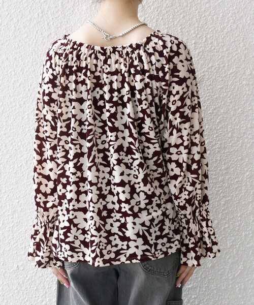 セール】SHIPS any:〈洗濯機可能〉フラワー ポリエステル ベロア