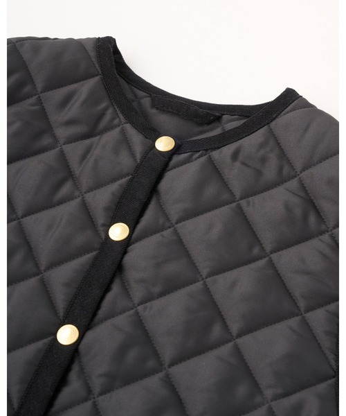 Traditional Weatherwear(トラディショナルウェザーウェア)の「ARKLEY A-LINE LONG(ダウンジャケット/コート・レディース・ネイビー/ブラック・34/32/36)」の6枚目の写真