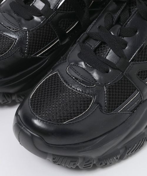 PAGEBOY(ページボーイ)の「ダットコンビソールスニーカー(スニーカー・レディース・ブラック/シルバー/オフホワイト・LARGE/MEDIUM)」の18枚目の写真