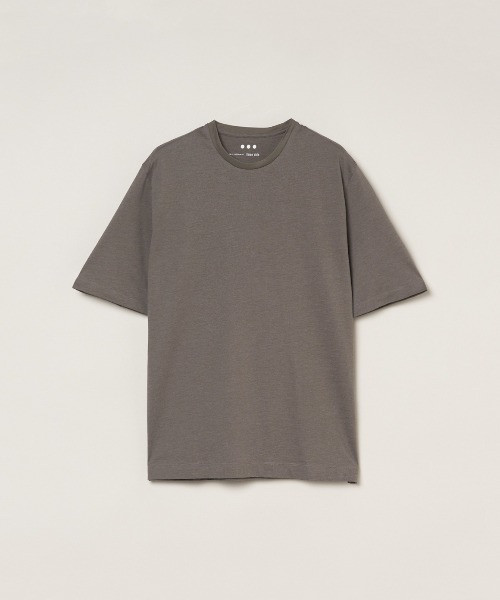 three dots(スリードッツ)の「パウダリーコットン クルーネックTシャツ(Tシャツ/カットソー・レディース・オリーブ/ウィート・SMALL/MEDIUM/LARGE/X-LARGE)」の2枚目の写真
