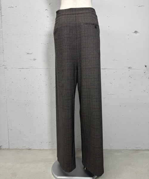 PROVOKE （プロヴォーク）の「TUCK WIDE PANTS（スラックス・レディース・ブラウン・FREE）」の4枚目の写真