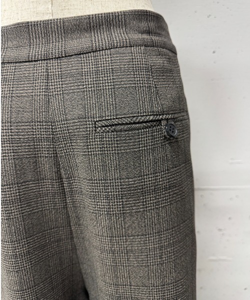 PROVOKE （プロヴォーク）の「TUCK WIDE PANTS（スラックス・レディース・ブラウン・FREE）」の6枚目の写真