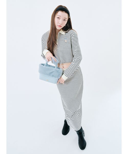 LILY BROWN（リリーブラウン）の「ペンシルスウェットスカート（スカート・レディース・アイボリー/グレー/ピンク/ネイビー/その他・F）」の11枚目の写真