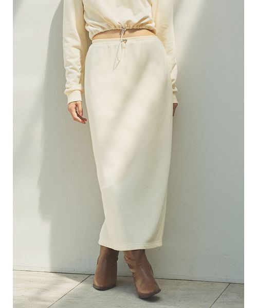 LILY BROWN（リリーブラウン）の「ペンシルスウェットスカート（スカート・レディース・アイボリー/グレー/ピンク/ネイビー/その他・F）」の12枚目の写真