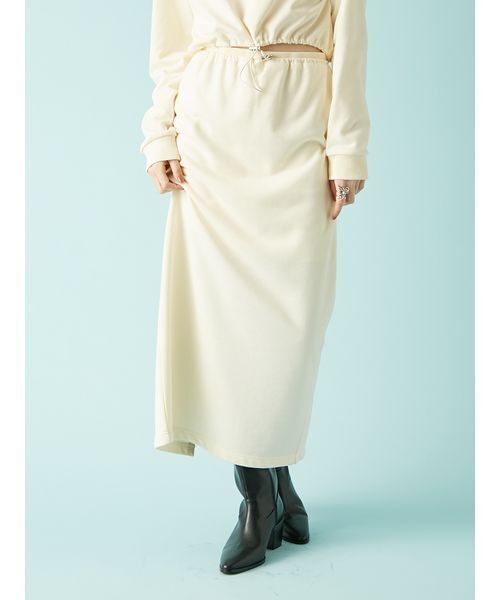 LILY BROWN（リリーブラウン）の「ペンシルスウェットスカート（スカート・レディース・アイボリー/グレー/ピンク/ネイビー/その他・F）」の14枚目の写真