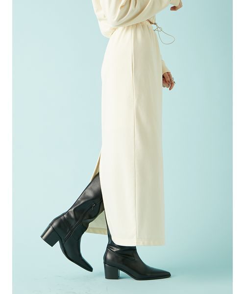 LILY BROWN（リリーブラウン）の「ペンシルスウェットスカート（スカート・レディース・アイボリー/グレー/ピンク/ネイビー/その他・F）」の16枚目の写真