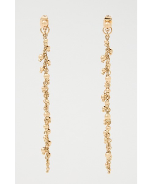 rienda（リエンダ）の「ラグジュアリーチェーンピアス（ピアス（両耳用）・レディース・ホワイト/ゴールド・FREE）」の4枚目の写真