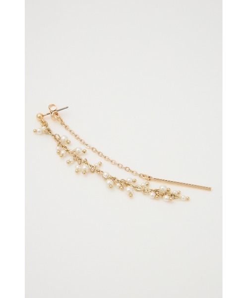 rienda（リエンダ）の「ラグジュアリーチェーンピアス（ピアス（両耳用）・レディース・ホワイト/ゴールド・FREE）」の11枚目の写真