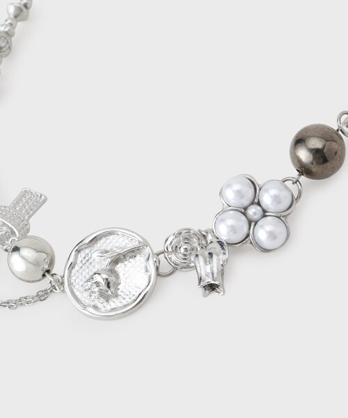 tk.TAKEO KIKUCHI（ティーケータケオキクチ）の「チャームネックレス（ネックレス・メンズ・シルバー/シルバー系・00）」の5枚目の写真