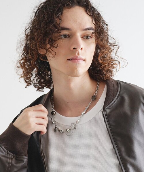 tk.TAKEO KIKUCHI（ティーケータケオキクチ）の「チャームネックレス（ネックレス・メンズ・シルバー/シルバー系・00）」の8枚目の写真