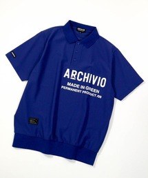 archivio（アルチビオ）の「<MENS>【メンズ】ライン襟速乾ニットポロシャツ（ポロシャツ）」