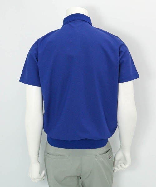 archivio(アルチビオ)の「<MENS>【メンズ】ライン襟速乾ニットポロシャツ(ポロシャツ・メンズ・ホワイト/ネイビー/ブルー・LL/M/L)」の7枚目の写真