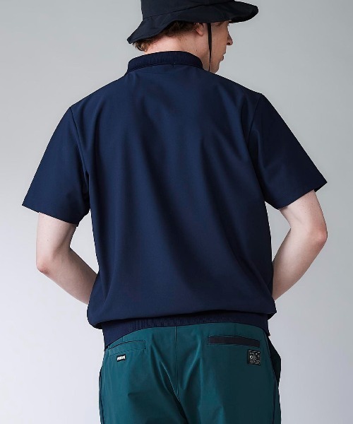 archivio(アルチビオ)の「<MENS>【メンズ】ライン襟速乾ニットポロシャツ(ポロシャツ・メンズ・ホワイト/ネイビー/ブルー・LL/M/L)」の11枚目の写真