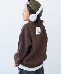 devirock（デビロック）の「のびーるストレッチワッフル BIGシルエット トレーナー（スウェット）」
