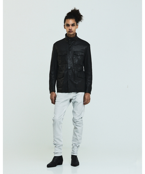 5351 POUR LES HOMMES(ゴーサンゴーイチプールオム)の「【25A/W】M-65 レザージャケット(ライダースジャケット・メンズ・ブラック・50/48/46/44)」の5枚目の写真