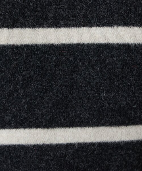 BEARDSLEY（ビアズリー）の「《15 quinze》ウールパイルリバーシブルチュニック（ニット/セーター・レディース・ダークグレー・FREE）」の14枚目の写真