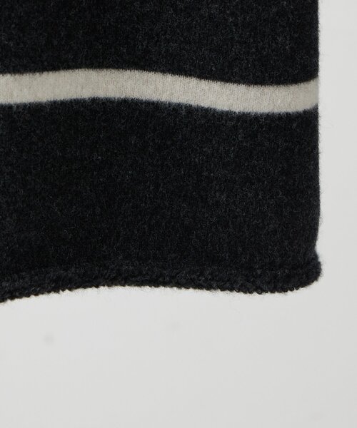 BEARDSLEY（ビアズリー）の「《15 quinze》ウールパイルリバーシブルチュニック（ニット/セーター・レディース・ダークグレー・FREE）」の16枚目の写真
